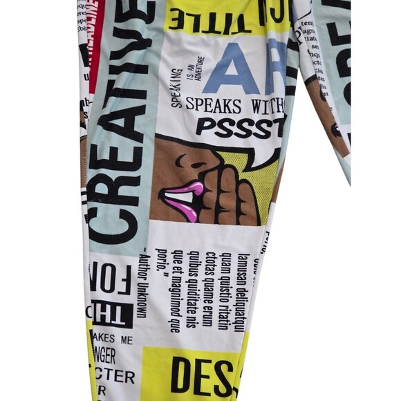 Fire & Fleur Women's 2XL Graphic Editors Journalists Advertising Joggers /Pants - Picture 13 of 16